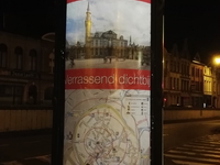 verlichte infozuil